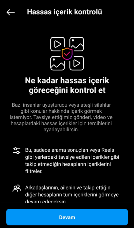 Instagram Icerik Filtreleme 3 1 - Instagram İçerik Filtreleme