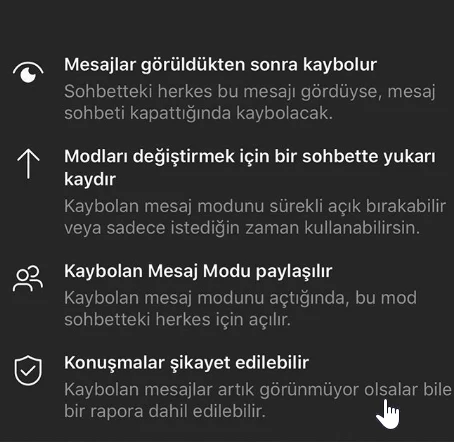 instagram mesajlarda kaybolma modu 3 - Instagram Mesajlarda Kaybolma Modu Nasıl Kapatılır