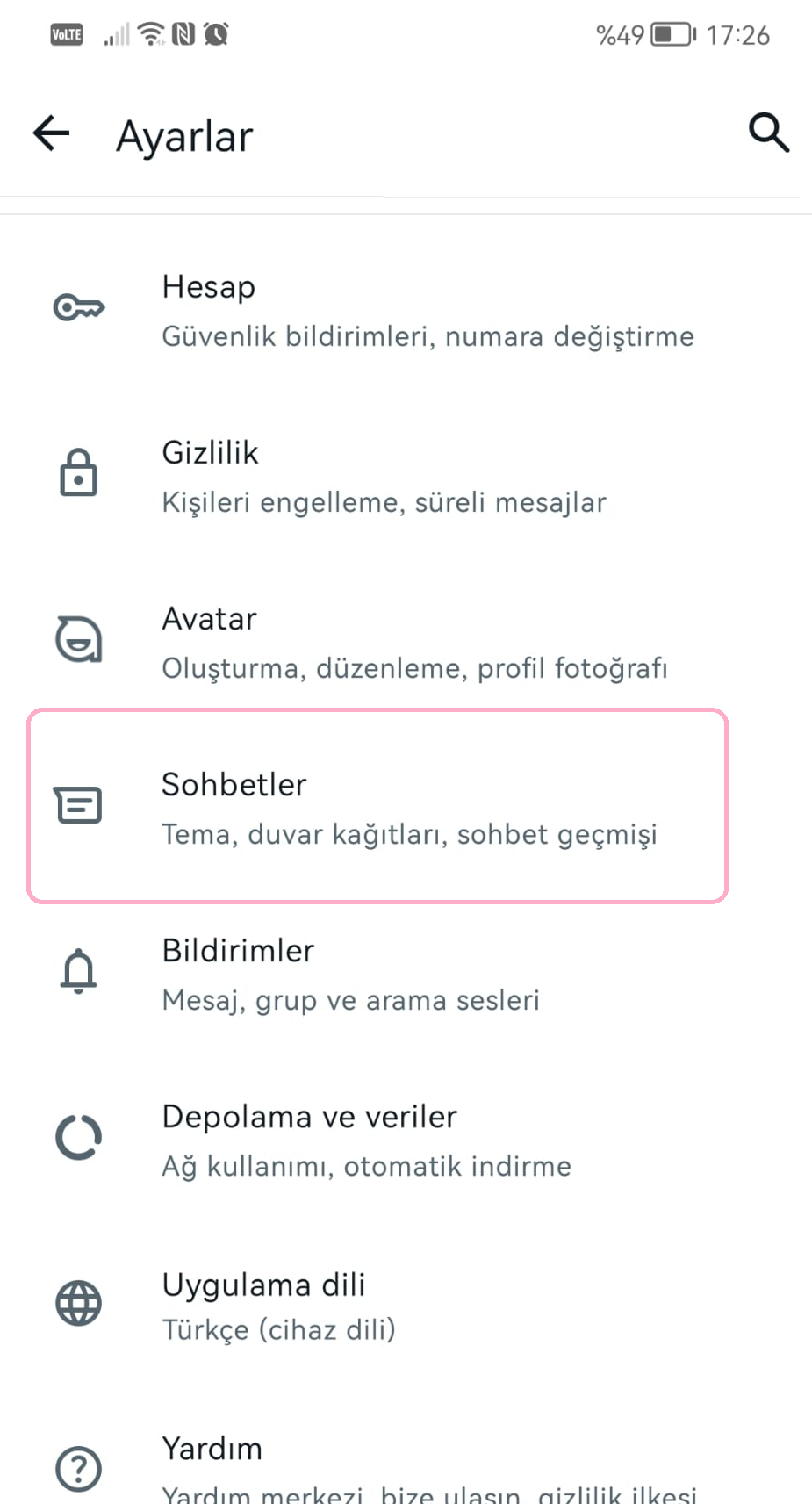 Yedekleme Dosyasından Yedekleme Dosyasından