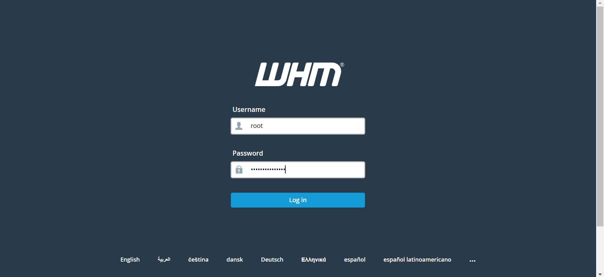 cPanel WHM Kurulumu 02