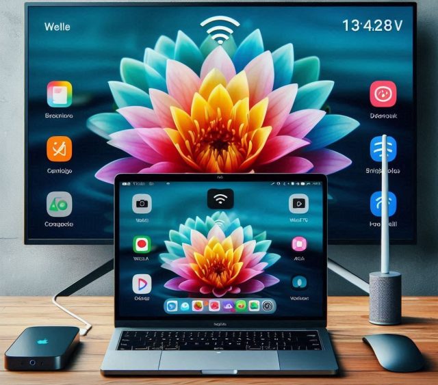 MacBook 'u Akıllı TV 'ye Kablosuz Bağlama