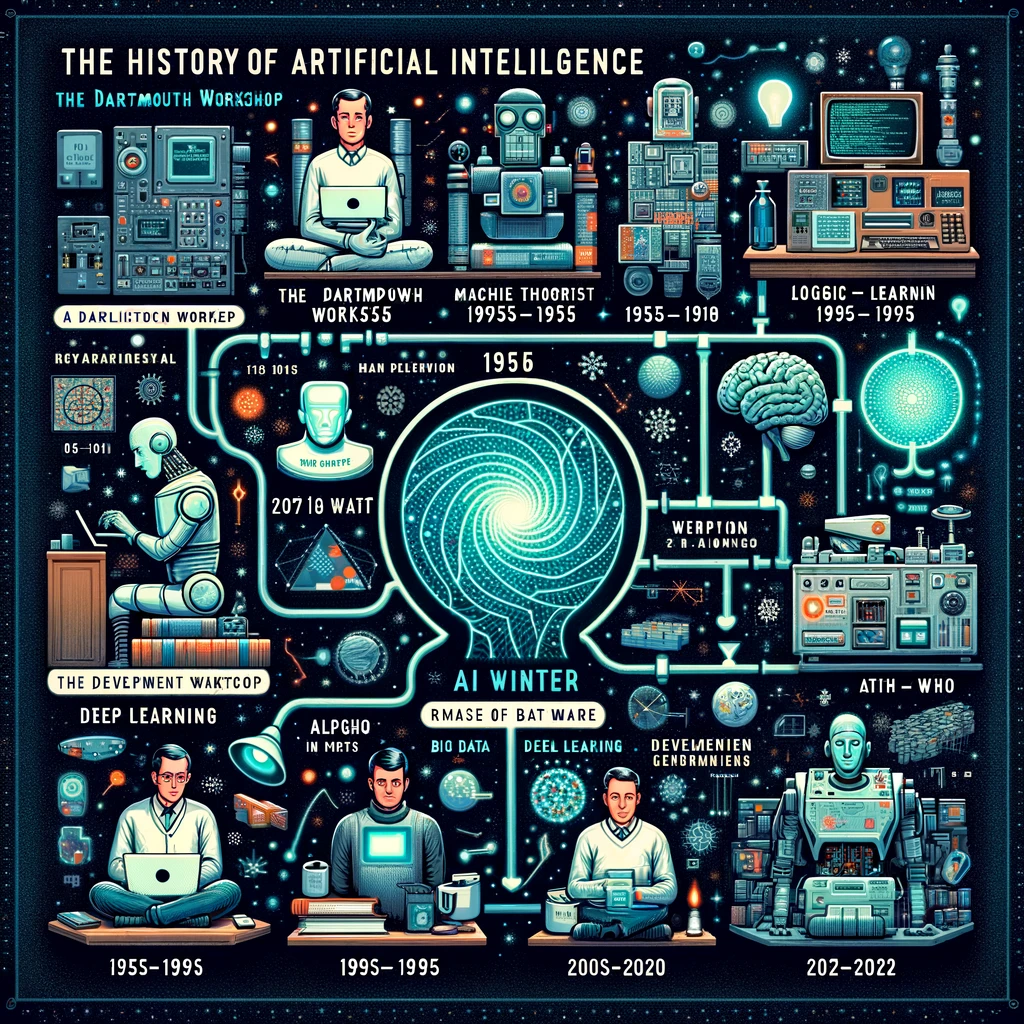 Yapay Zekanın Tarihi Geçmişten Günümüze AI'nin Evrimi