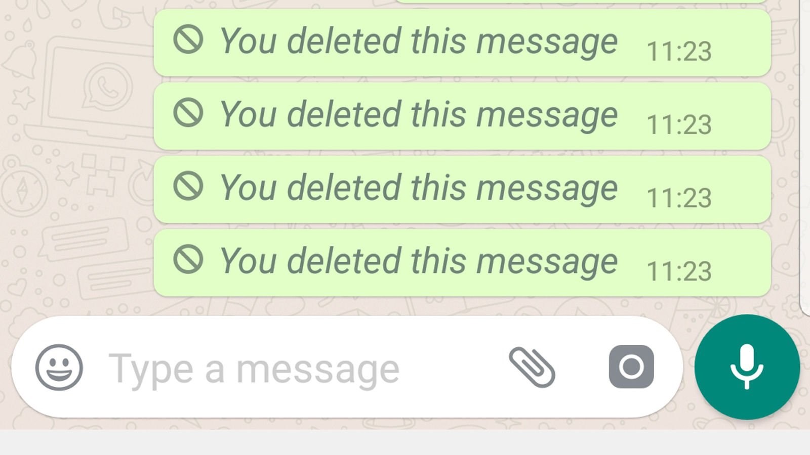 WhatsApp Sohbetlerinde Mesajları Silme İşlemi