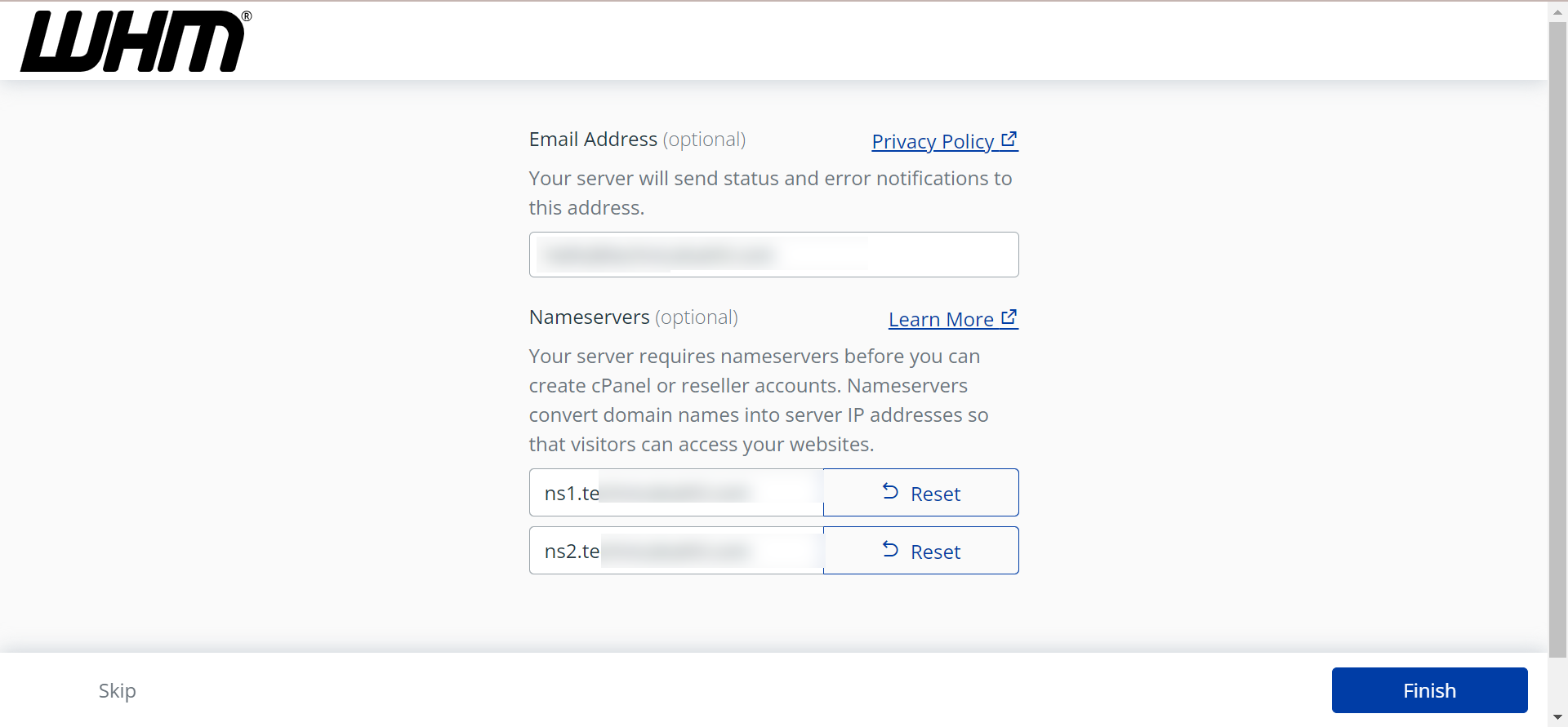AlmaLinux 9 Üzerine cPanel WHM Kurulumu cPanel WHM Kurulumu 09
