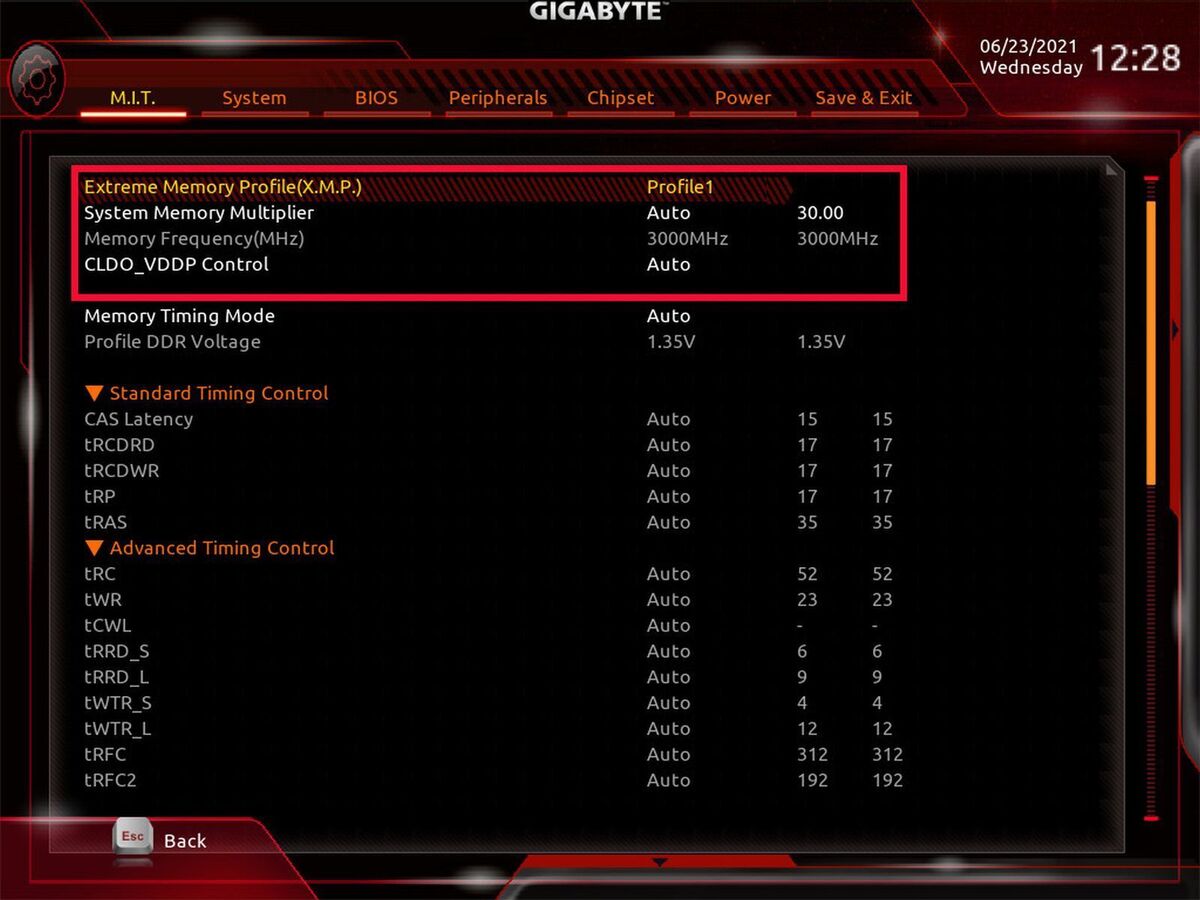Ram MHz Arttırma Sorunu BIOS ayarlarında RAM MHz değerini artırma adımlarını gösteren ekran görüntüsü
