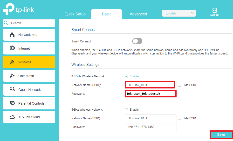 TP-Link Archer MR600 Kurulum ve Kablosuz Ayarlar TP-Link Archer MR600 Temel Kablosuz Ayarlar