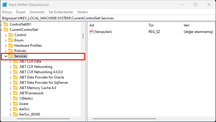 Services.msc Açılmıyor Hatası Nasıl Düzeltilir