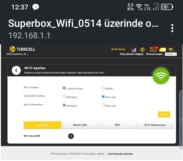 ZTE Superbox Yeni Versiyon MF286R Modem kurulumu ve Ebeveyn Ayarları Nasıl Yapılır? ZTE Superbox Yeni Versiyon MF286R Modem kurulumu nasıl yapılır
