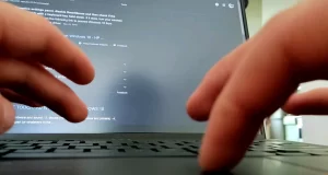 Format ekranında çalışmayan touchpad ve mouse imleci görseli