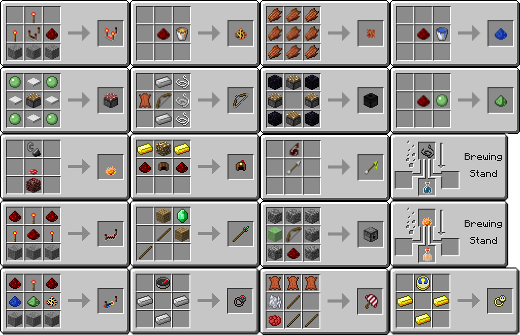 Minecraft Crafting