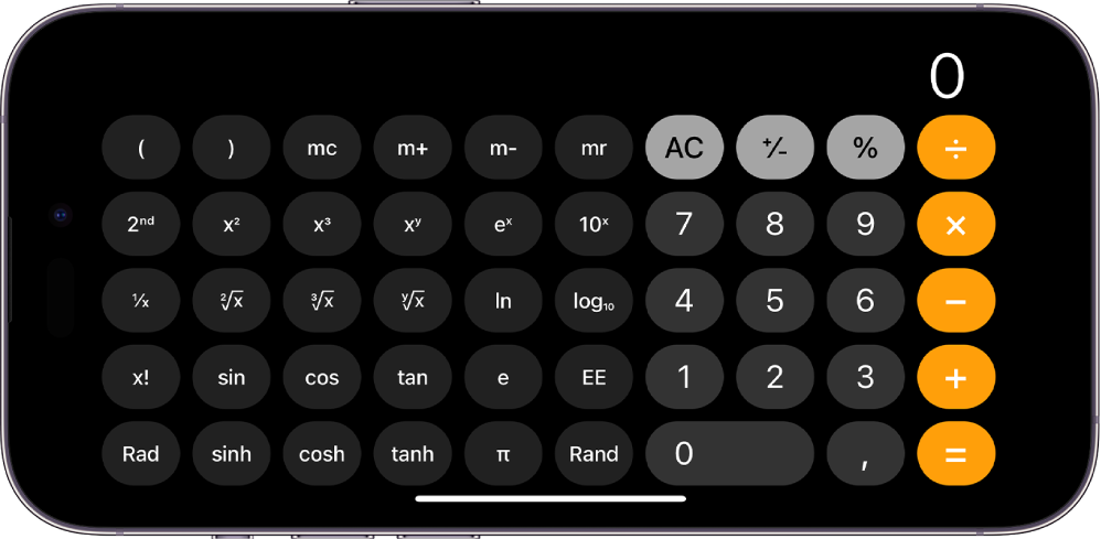 iPhone Hesap Makinesi ile Matematik Problemi Çözme