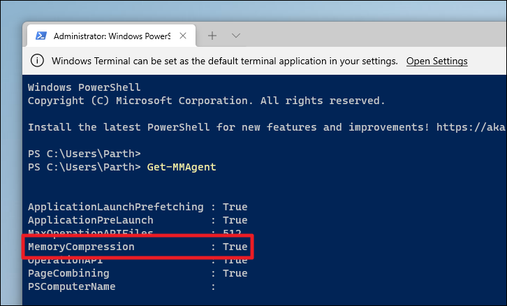 Bellek Sıkıştırma Özelliği Açma Bellek Sıkıştırma Özelliği Açma