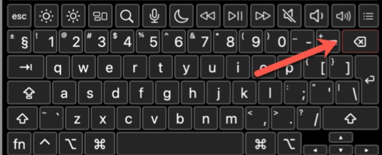 Ekran goruntusu 2024 07 29 105122 - Mac Delete Tuşu Çalışmıyor Sorunu