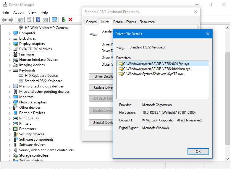 Shift + F3 Klavye Kısayolu Çalışmıyor Sorunu Klavye sürücüsünün güncellenmesi veya yeniden yüklenmesi adımlarını gösteren görsel rehber