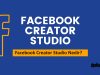 Facebook Creator Studio Nedir?