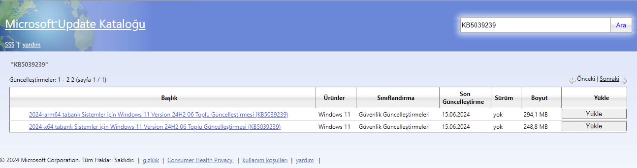 Windows 11 Güncellemeleri Manuel Yükleme Windows 11 Güncellemeleri Manuel Yükleme