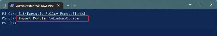 Windows 11 Güncellemeleri Manuel Yükleme PowerShell Üzerinden Windows 11 Güncellemeleri Manuel Yükleme