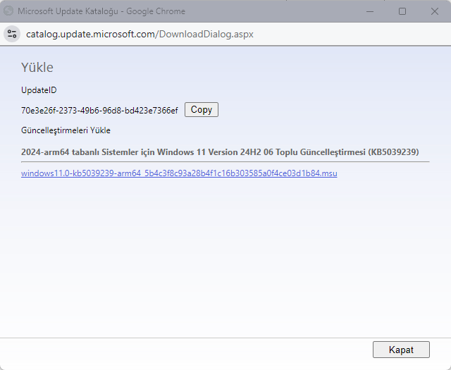 Windows 11 Güncellemeleri Manuel Yükleme Windows 11 Güncellemeleri Manuel Yükleme