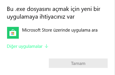 EXE Dosyası Açılmıyor Hatası Çözümü