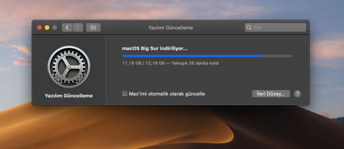 macOS'un En Son Sürümüne Güncelleyin