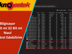 Windows Bilgisayar 64 Bit mi 32 Bit mi Nasıl Kontrol Edebilirim