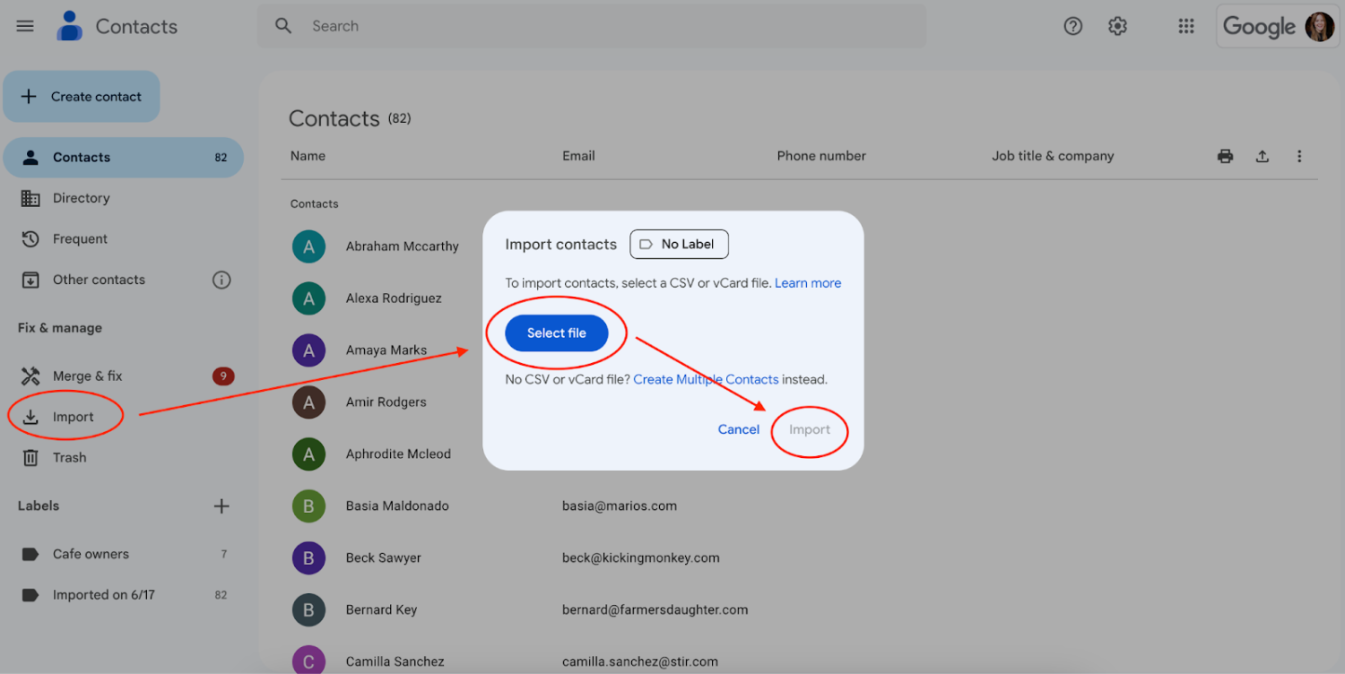 Outlook.com Kişiler Listesini Gmail'e Aktarma