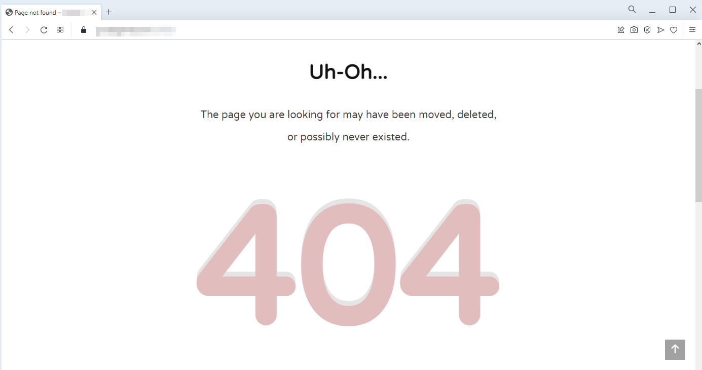 Local Server'da 404 Not Found Hatası