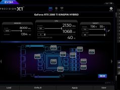 NVIDIA GeForce ekran kartının fan hızını ayarlama ekranı