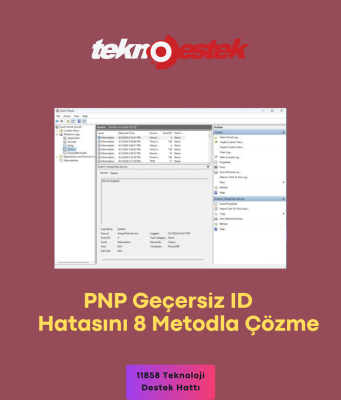 PNP GEÇERSİZ ID Sorun Giderme