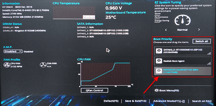 Patriot M.2 SSD'yi Sistem Görmüyor Sorunu