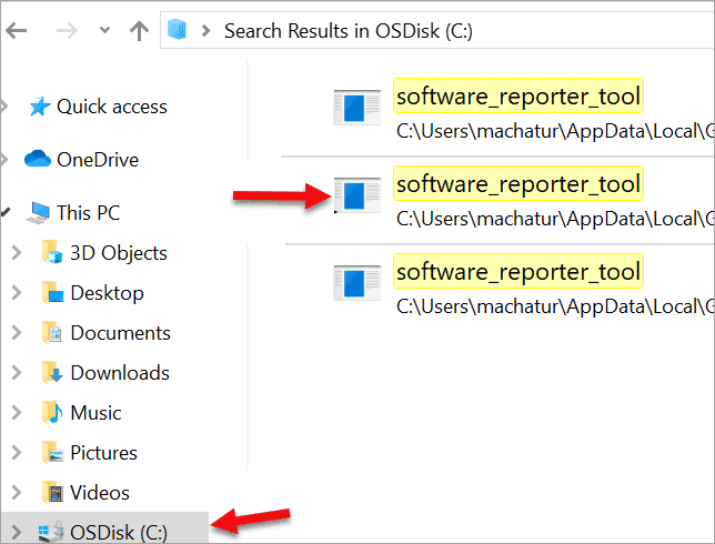 Chrome'daki Software Reporter Tool'u Engelleme