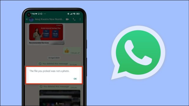 WhatsApp Medya Dosyası Bulunamadı Hatası: Medya dosyalarının yüklenmediğini gösteren hata mesajı.