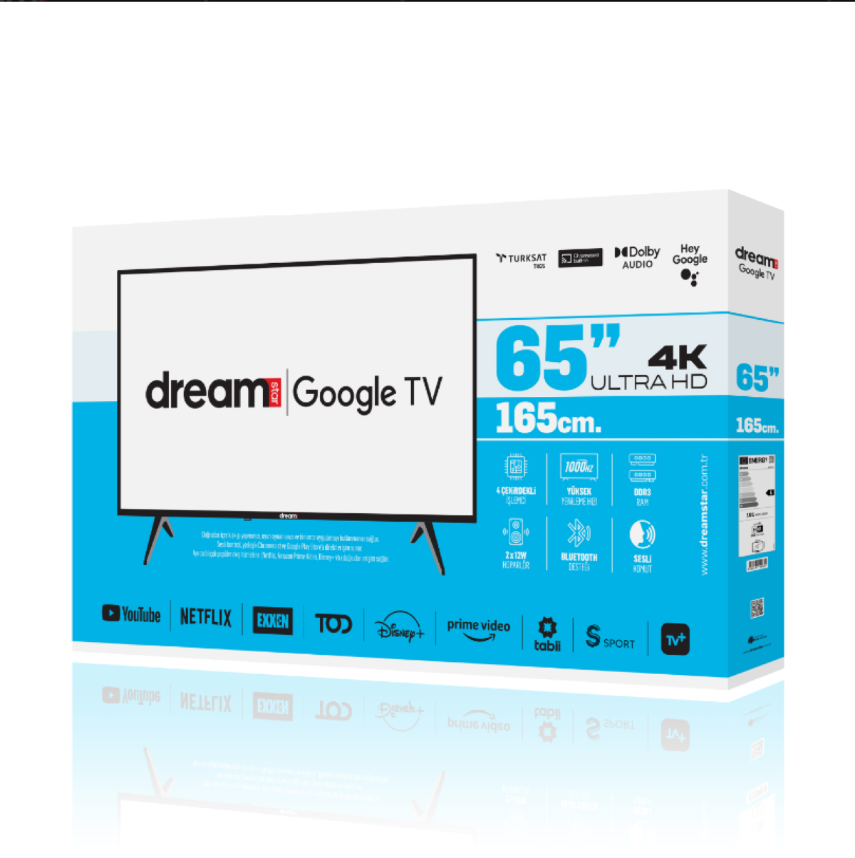 DREAMSTAR Google TV FRAMELESS 4K Ultra İnceleme