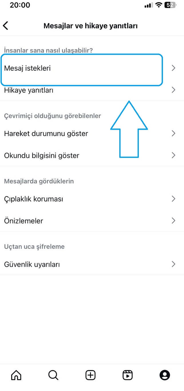 İnstagram mesaj istekleri İnstagram mesaj istekleri