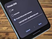 Android telefonlarda DNS değiştirme adımlarını gösteren bir görsel.