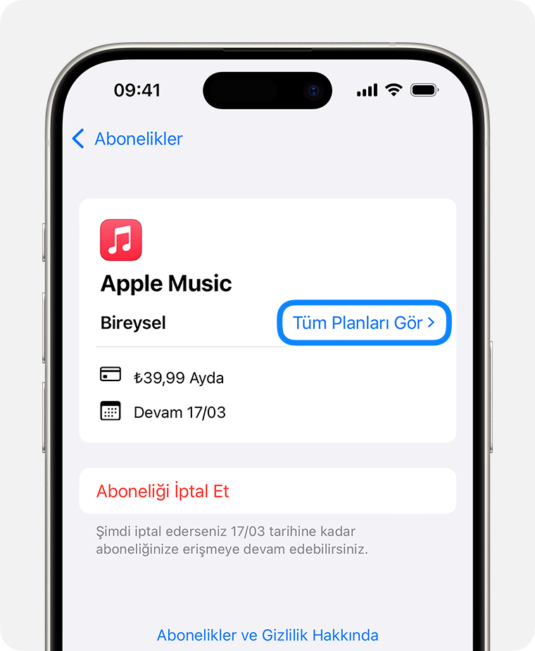 Apple Destek ile iletişime geçmek için kullanılan bir ekran görüntüsü.