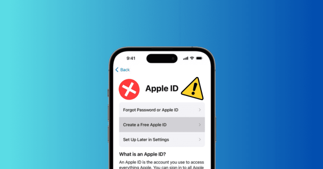 Apple ID oluşturma sürecinde karşılaşılan sorunlar ve çözümleri.