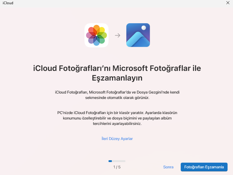 ıCloud Senkronizasyonunu Ayarlayın