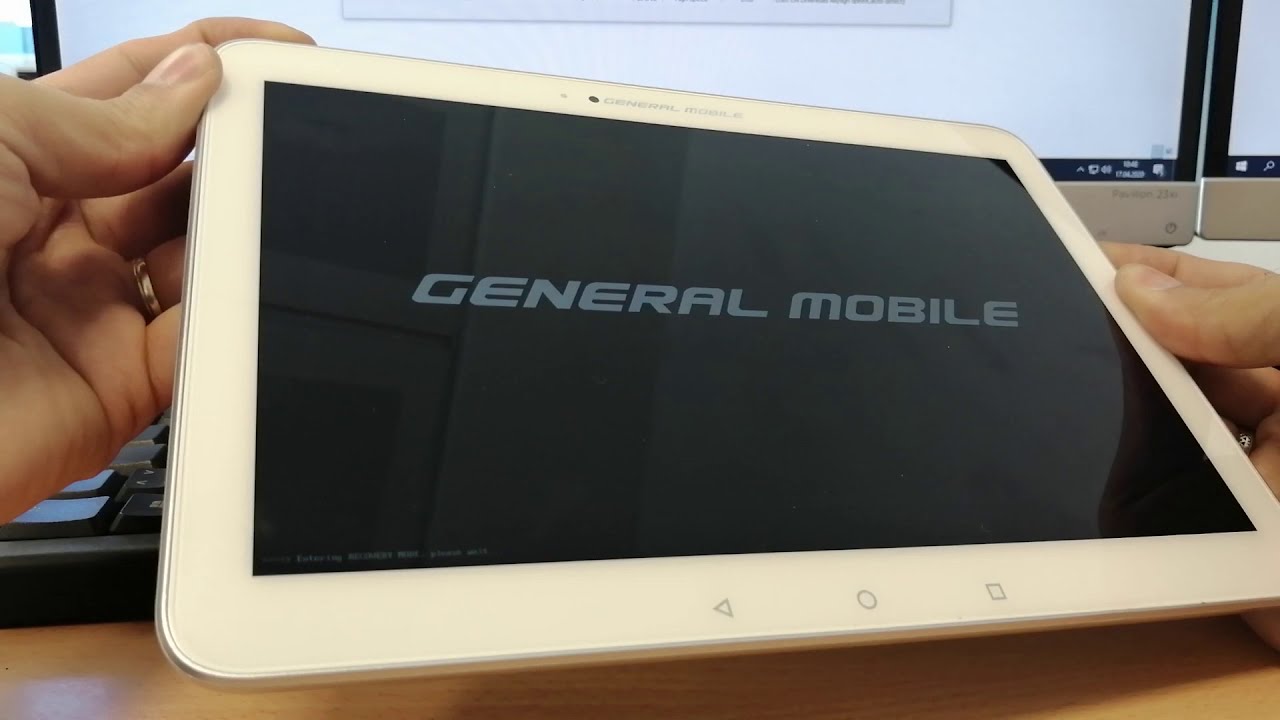 General Mobile eTab 5 tabletinde ADB hatasını gösteren bir ekran görüntüsü.