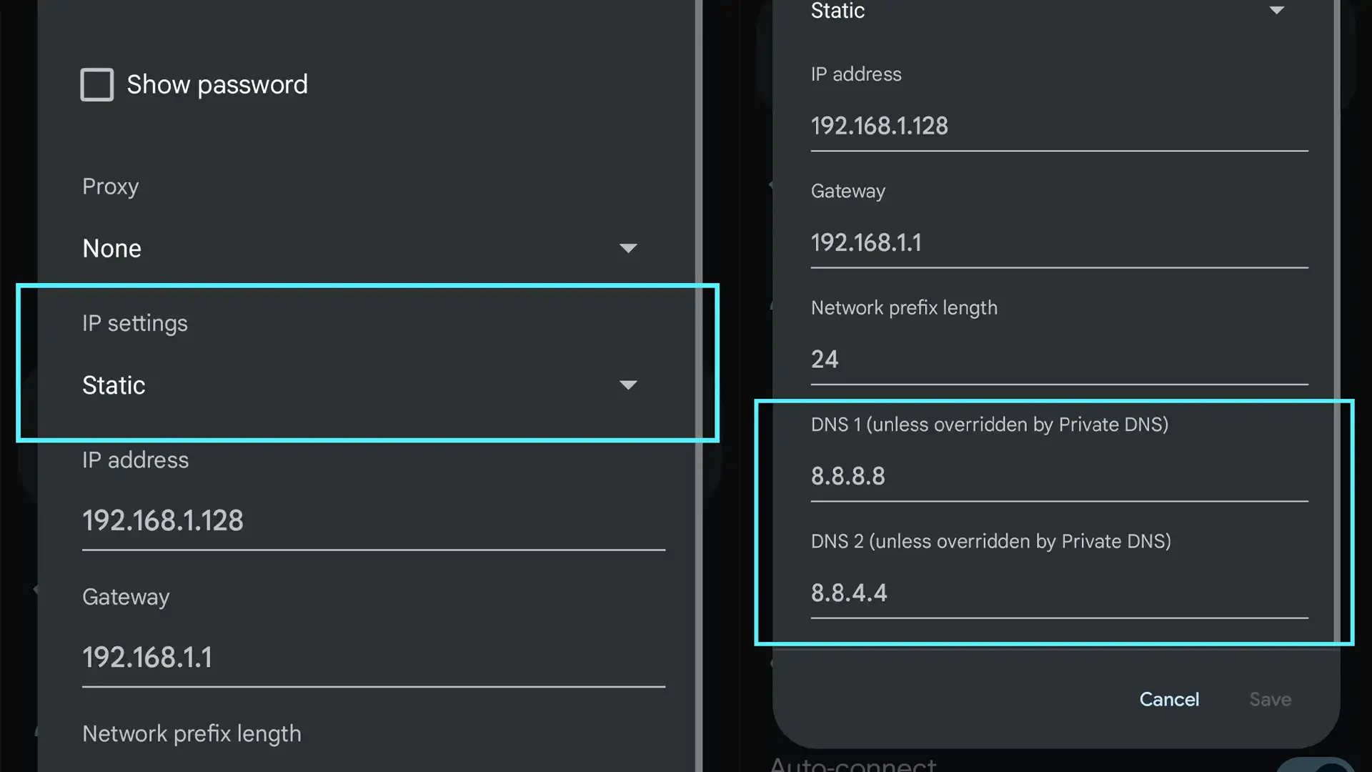 Android Telefon DNS Değiştirme