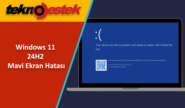 Windows 11 24H2 Mavi Ekran Hatası