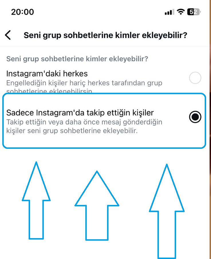 İnstagram da takip ettiğim kişiler