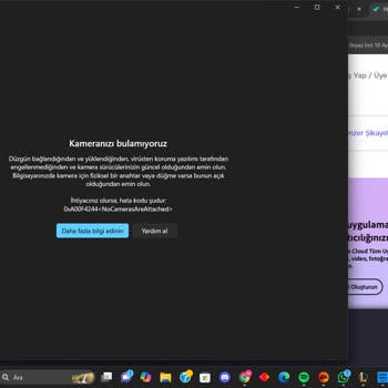 Windows 11 Kameranızı Bulamıyoruz Hatası 