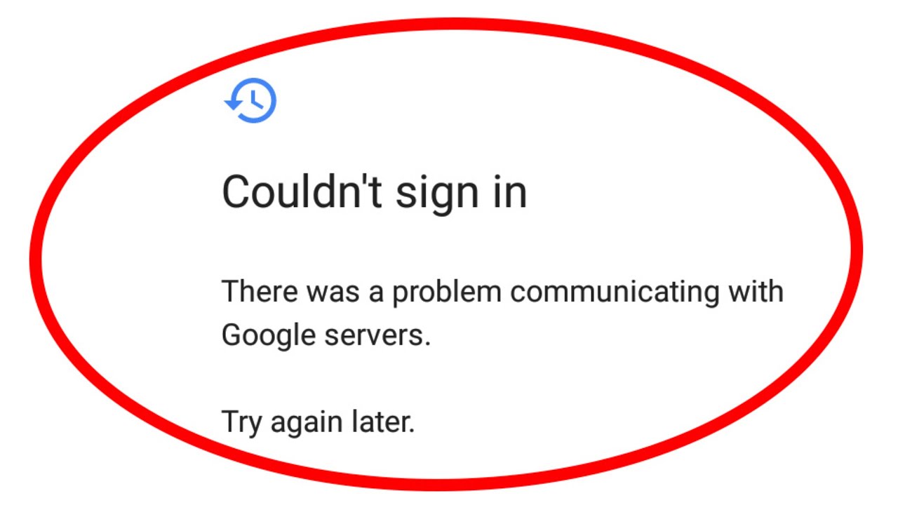 Google'da Oturumunuz Açılamadı Hatası Google'da Oturumunuz Açılamadı Hatası
