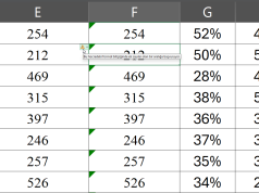 Excel Yeşil Üçgen Nasıl Kaldırılır