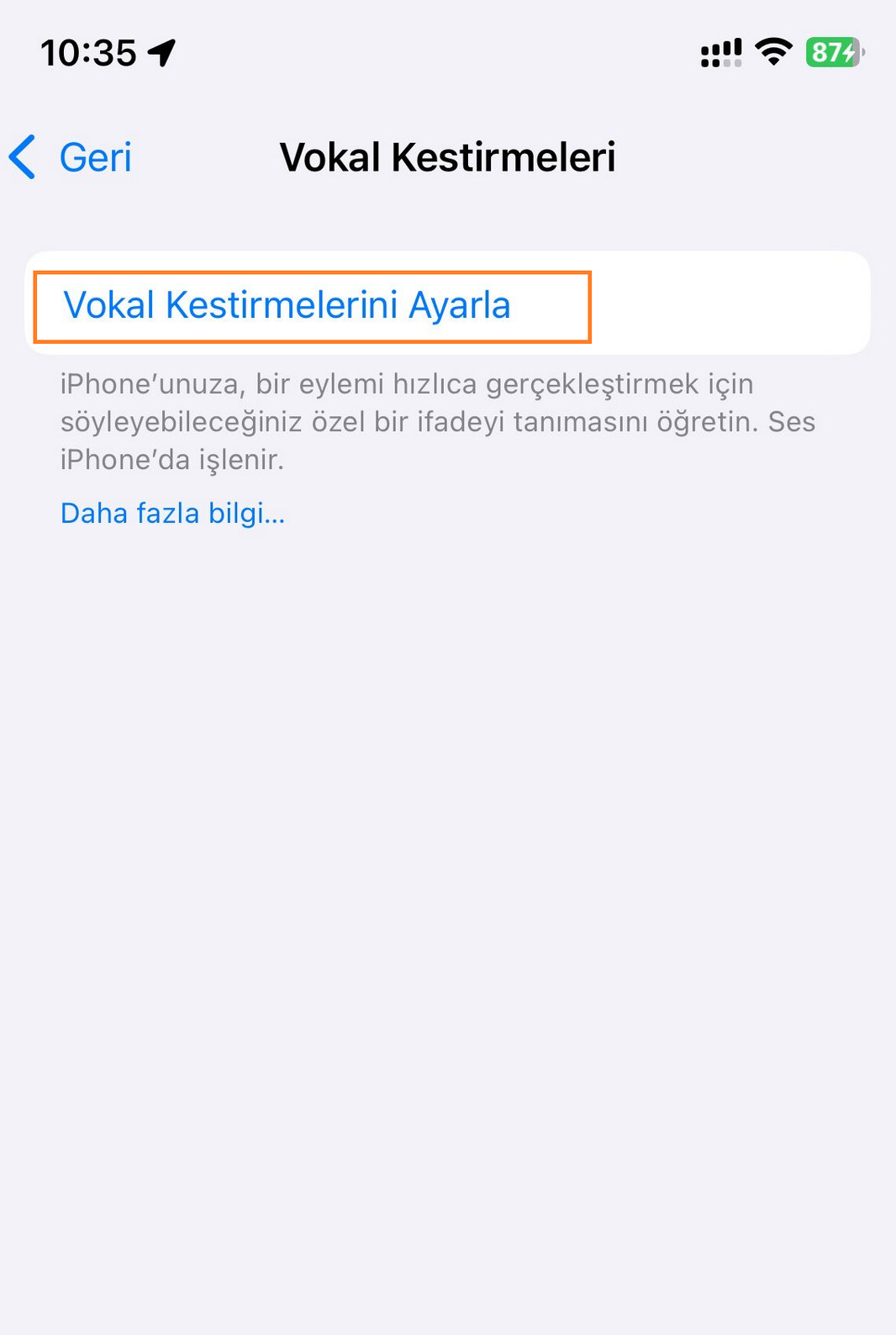 iPhone Siri Adını Degiştirme iPhone siri adını degiştirme