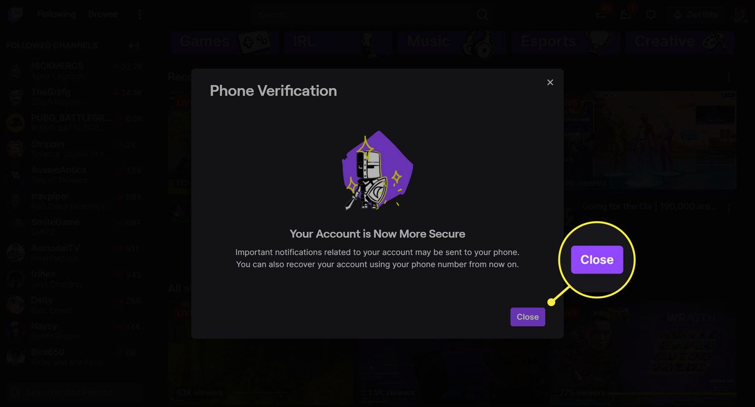 Twitch hesabınıza giriş yaparken SMS doğrulama kodu alamıyorsanız, alternatif doğrulama yöntemlerini kullanmak için önerilen adımlar.