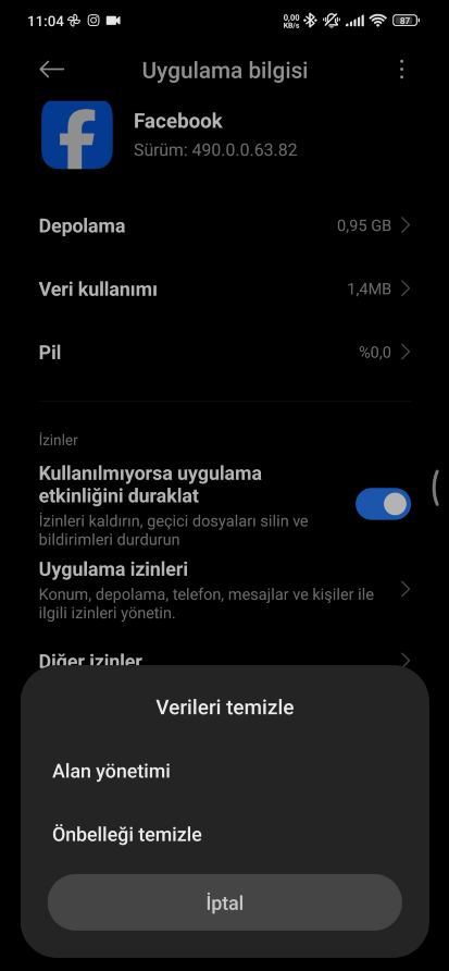 Facebook Önbellek Temizleme Android Cihazlarda Nasıl Yapılır