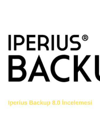 Iperius Backup 8.0 Yükleme