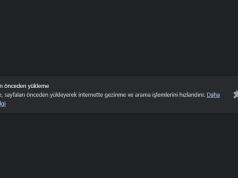 Chrome Sayfaları Önceden Yükleme Devre Dışı veya Silik